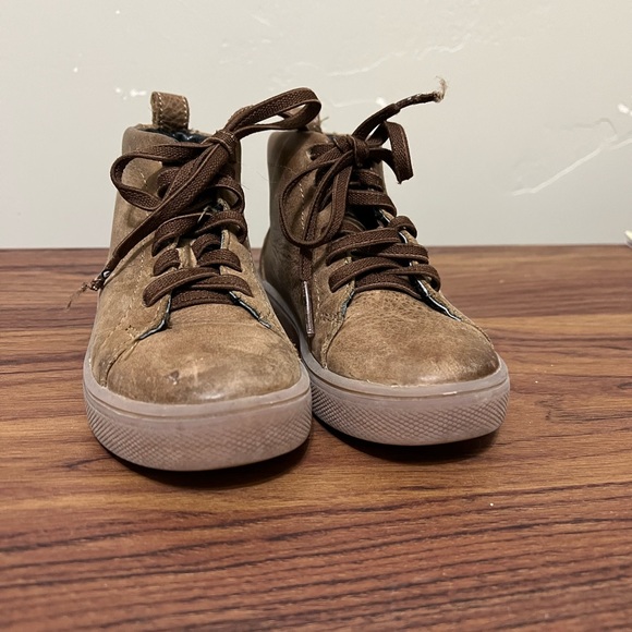 Genuine Brown Leather Freshly Picked Boots Size 8 - Picture 1 of 5